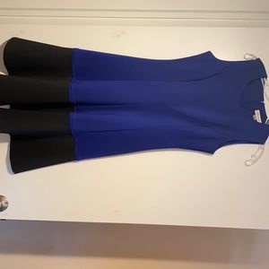 Blue and black Dress